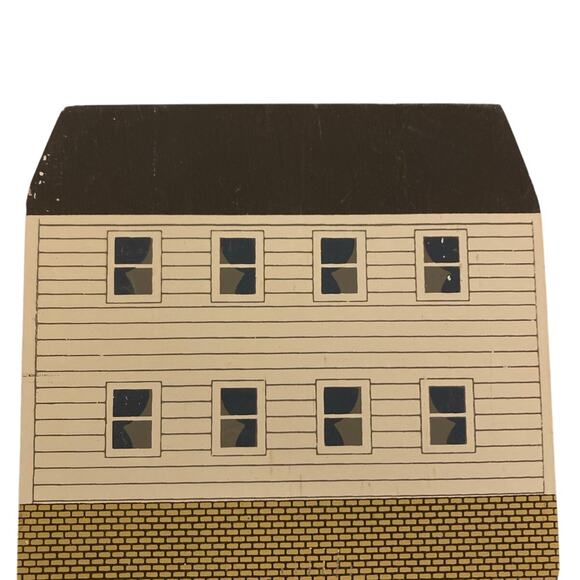 The Cat’s Meow 1992 Ohio Amish Series Jonah’s Troyer Home – Faline Signed House - Picture 2 of 4